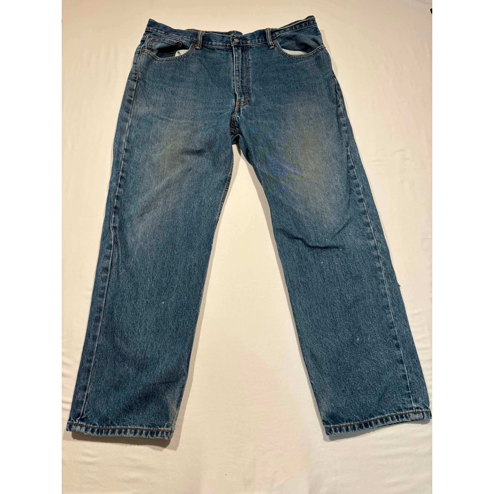 Levis‎ 550 Relaxed Fit Jeans Mens 42x32 Blue Medium Wash Denim Pants